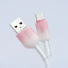 Кабель Forcell F-Energy USB-A to USB-C QC4.0 3A 66W Gradient 1m C352 White (5903396395581)