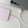 Кабель Forcell F-Energy USB-A to USB-C QC4.0 3A 66W Gradient 1m C352 White (5903396395581)