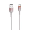 Кабель Forcell F-Energy USB-A to USB-C QC4.0 3A 66W Gradient 1m C352 White (5903396395581)