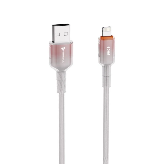 Кабель Forcell F-Energy USB-A to Lightning White (5903396395598)