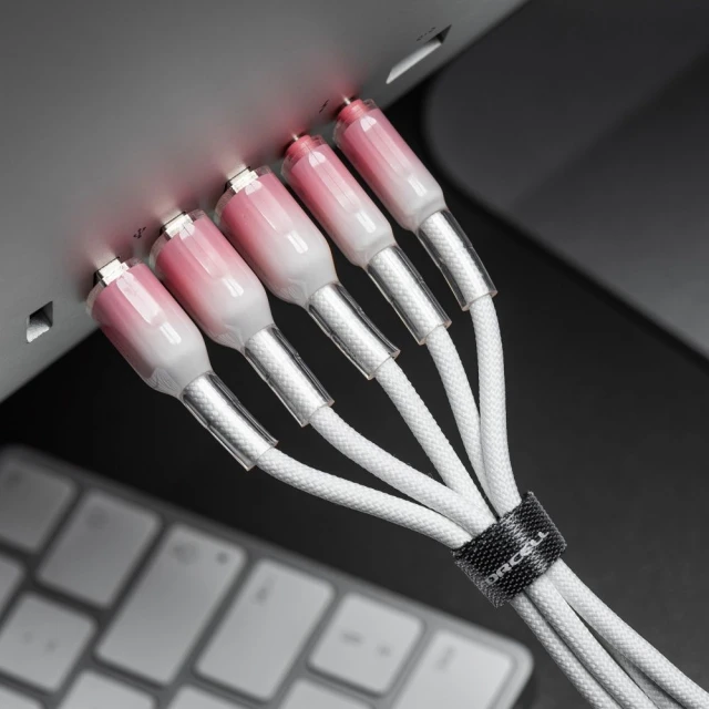Кабель USB C до Lightning Forcell F-Energy PD 3A 27W 1 м White (5903396395611)
