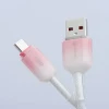 Кабель Forcell F-Energy QC3.0 USB-A to Micro USB 2.4A 18W Gradient 1m White (5903396395635)