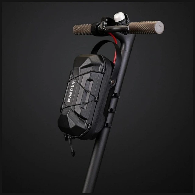 Сумка водостійка WILDMAN на керування самокатом 3L Black (5903396396649)