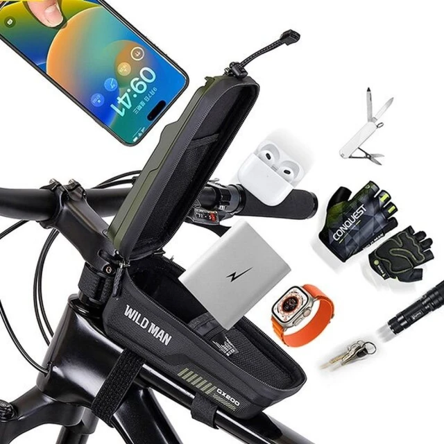 Сумка велосипедна WILDMAN GX200 на раму 1L (4