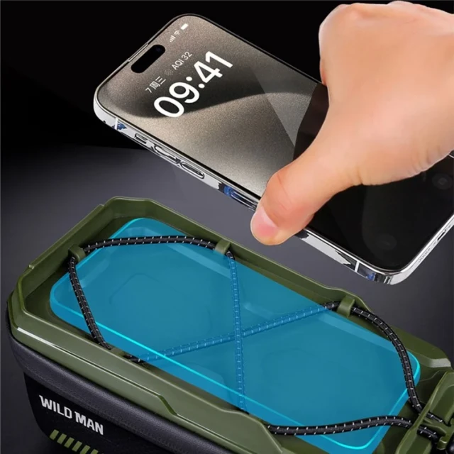 Сумка на раму WILDMAN велосипедна водозахисна 1L GX220X Green