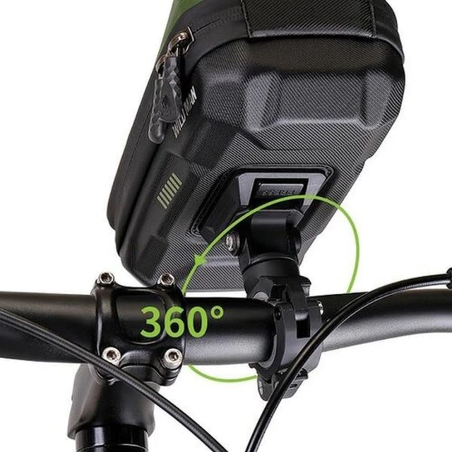 Сумка на кермо WILDMAN велосипедна водозахисна 0.6L GX330 Green