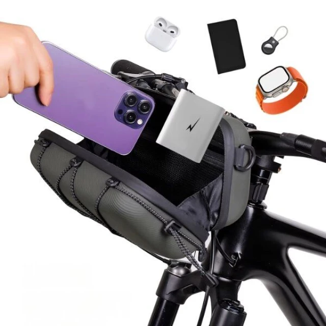 Сумка велосипедная WILDMAN GD8 на руль 2L Green (5903396396687)