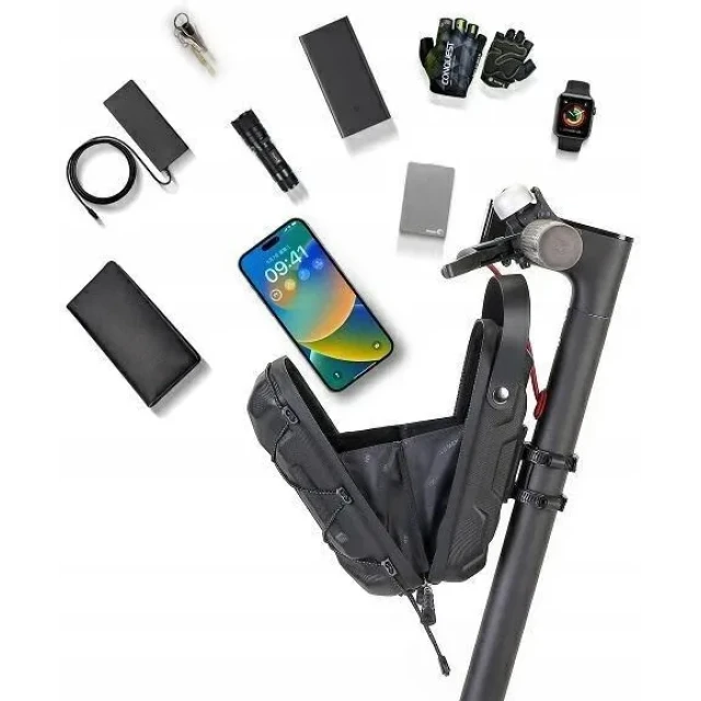 Сумка на кермо WILDMAN для електросамката водонепроникна 2L GD6X Black (5903396396779)