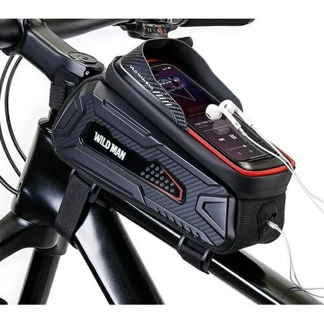 Сумка на раму WILDMAN велосипедная водозащитная 2L M30 Black