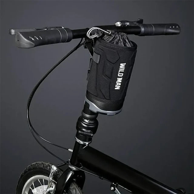 Сумка велосипедна WILDMAN на кермо для флягодержателя 1L R1 Black (5903396396793)