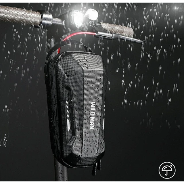 Сумка на кермо WILDMAN для електросамката водонепроникна 2L GD9X Black (5903396396809)
