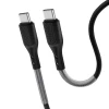 Кабель Forcell F-Energy USB-C to USB-C QC4.0 PD 5A 100W Carbon 1m Black (5903396396960)