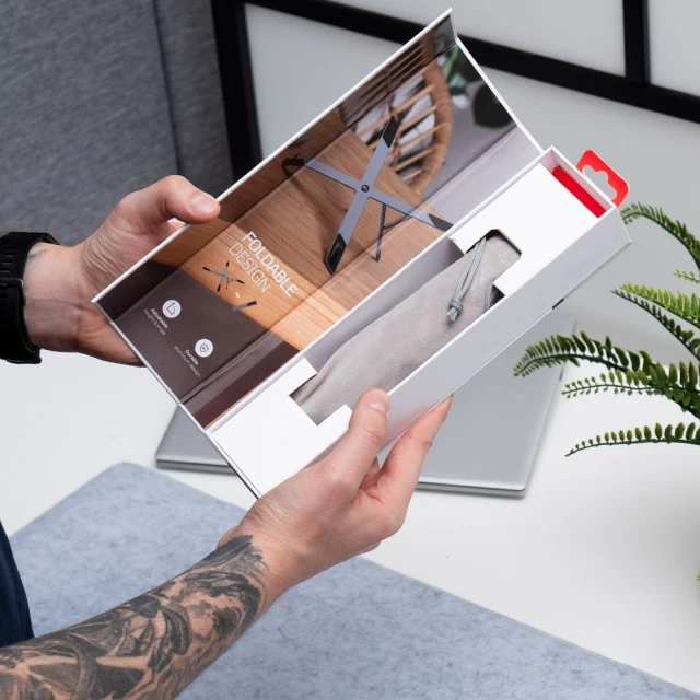 Підставка для ноутбука/планшета Forcell F-Grip Fold Stand X Pro Grey (5903396398544)