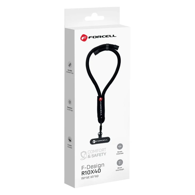 Ремінець Forcell F-Design R10X40 Black (5903396398889)