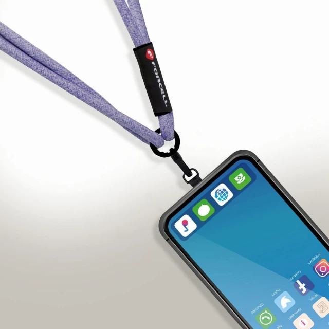 Ремінець Forcell F-Design S10X165 для телефону Grey Purple (5903396398995)