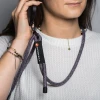 Ремінець Forcell F-Design S10X165 для телефону Grey Purple (5903396398995)