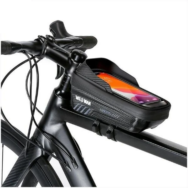 Сумка велосипедна рамна WILDMAN E12X 1L Black (5903396400124)