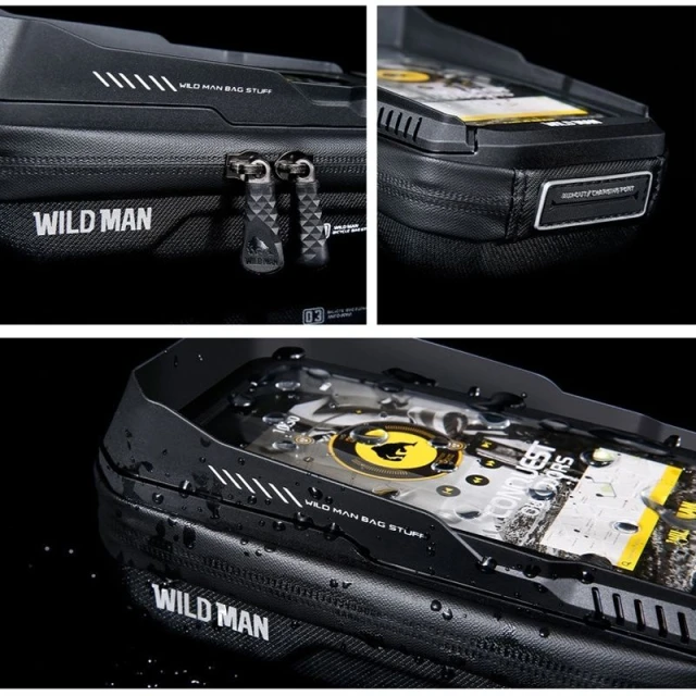 Сумка велосипедна на кермо WILDMAN XT3S 0.5L Black (5903396400131)