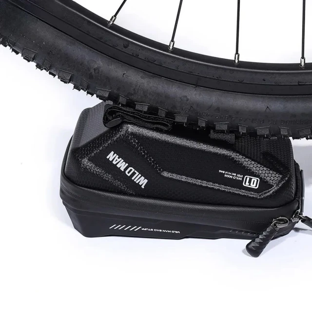 Сумка велосипедна на кермо WILDMAN XT1 1L Black (5903396400179)