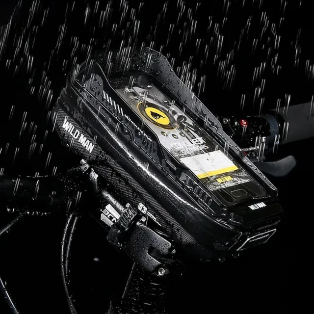 Сумка велосипедная на руль WILDMAN XT3 0.6L Black (5903396400186)