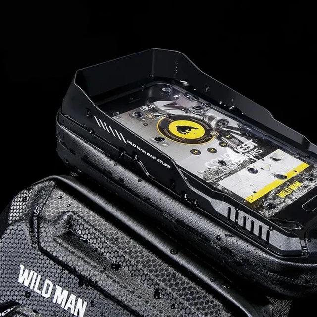 Сумка велосипедная на руль WILDMAN XT3 0.6L Black (5903396400186)