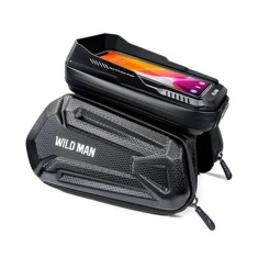 Сумка велосипедна рамна WILDMAN XT6 1.2L Black (5903396400193)