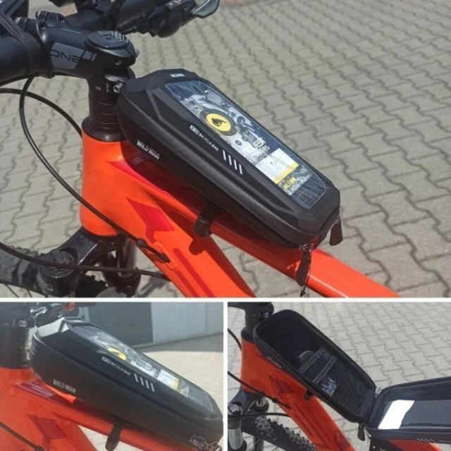 Сумка велосипедна WILDMAN X3 на кермо 0,5L Black (5903396400216)