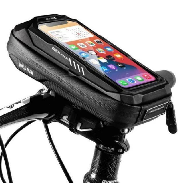 Сумка велосипедна WILDMAN X3 на кермо 0,5L Black (5903396400216)