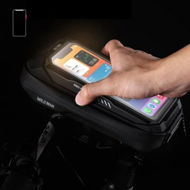 Сумка велосипедна WILDMAN X3 на кермо 0,5L Black (5903396400216)