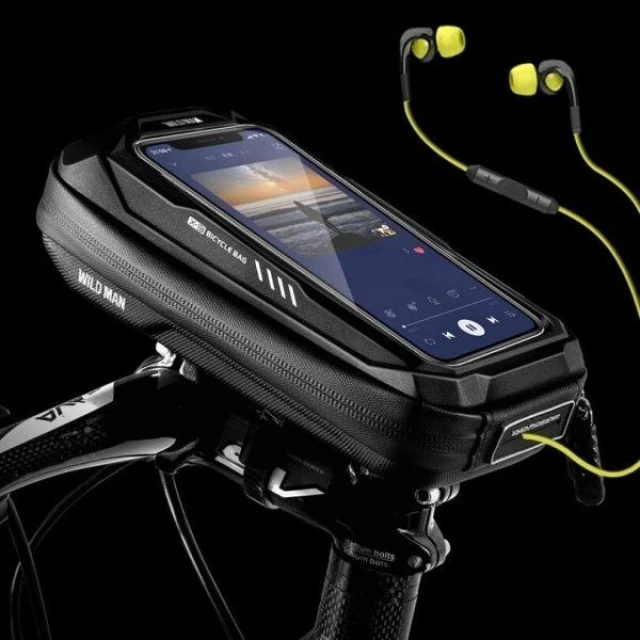 Сумка велосипедна WILDMAN X3 на кермо 0,5L Black (5903396400216)