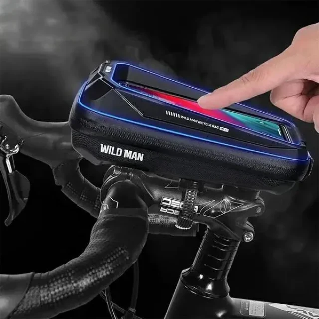 Сумка велосипедна WILDMAN MS33 на раму 0,6L Black (5903396400230)
