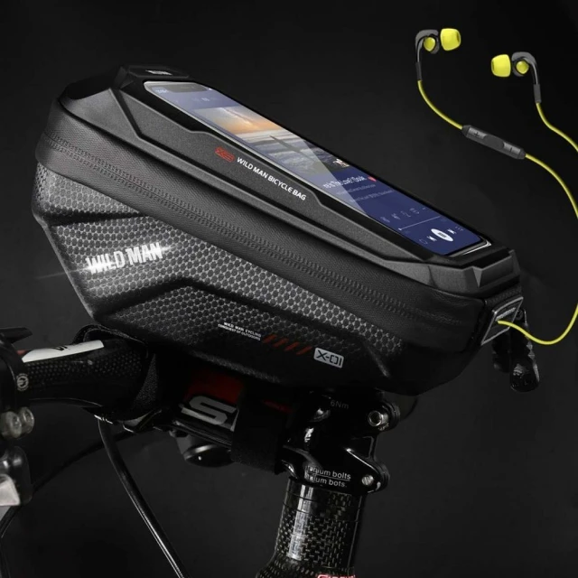 Сумка велосипедна WILDMAN MS33 на раму 0,6L Black (5903396400230)