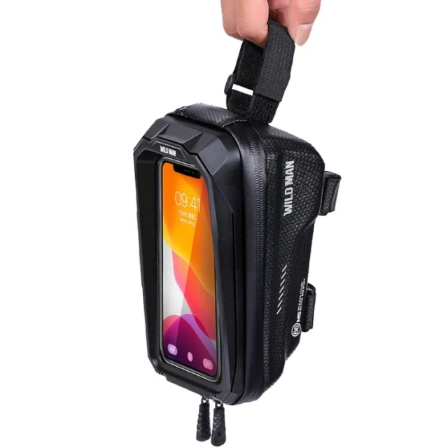 Сумка велосипедна WILDMAN MS66 на раму 1,2L Black (5903396400247)