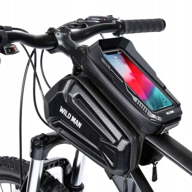 Сумка велосипедна WILDMAN MS66 на раму 1,2L Black (5903396400247)