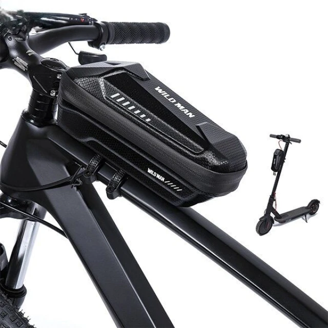 Сумка велосипедна WILDMAN XS5 на раму 1L Black (5903396400278)