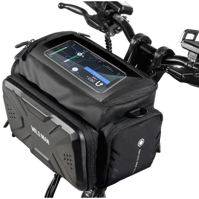 Сумка велосипедна WILDMAN GS6 на кермо 4L Black (5903396400322)