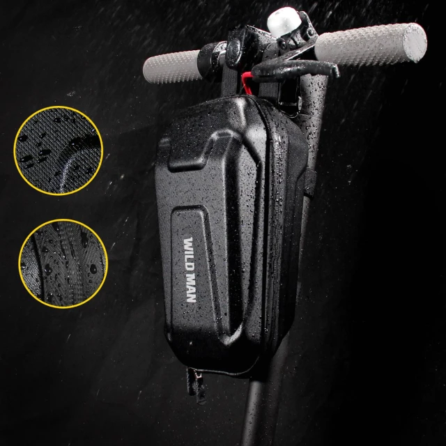 Сумка на кермо WILDMAN для електросамоката водозахисна 2L TS8 Black