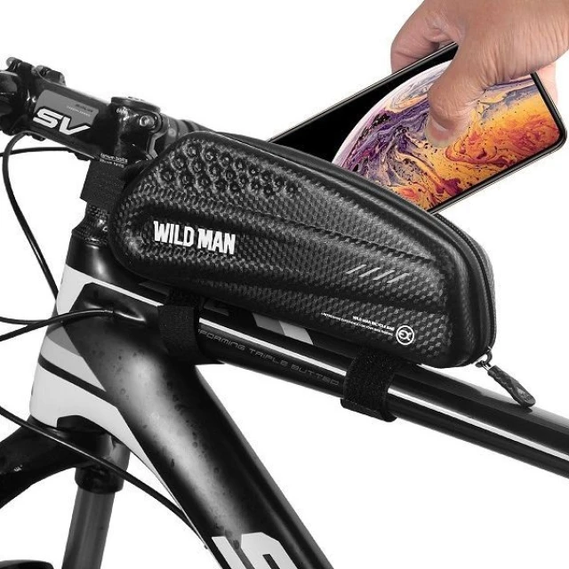 Сумка велосипедна на раму WILDMAN EX 1L Black (5903396400407)