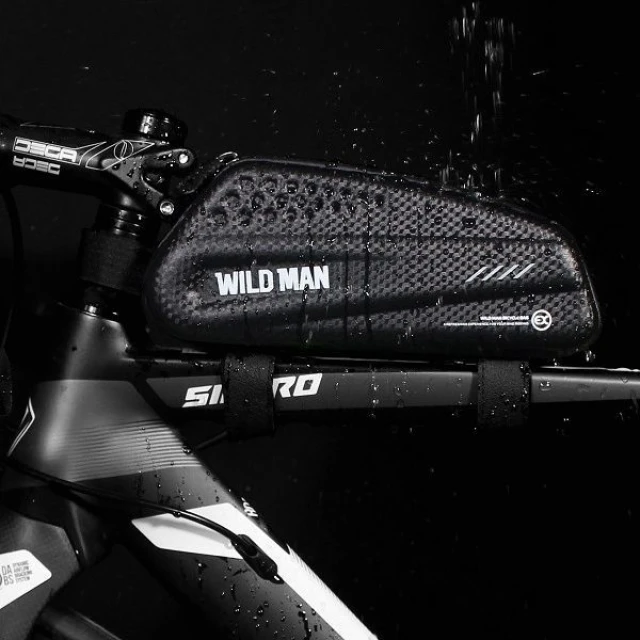 Сумка велосипедна на раму WILDMAN EX 1L Black (5903396400407)