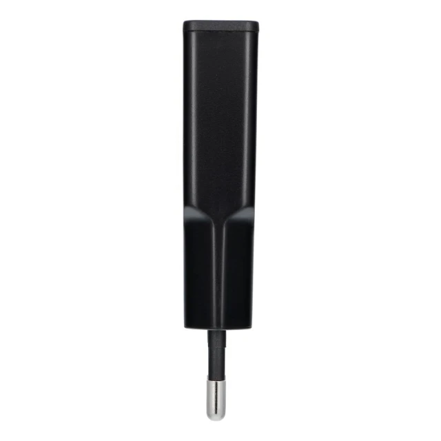 Мережевий зарядний пристрій Blue Star Slim GaN USB C + USB A QC4.0 PD 3A 25W Black (5903396402203)