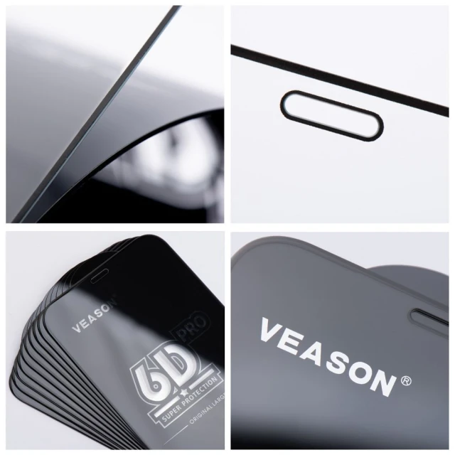 Захисне скло Veason Pro Glass 6D для iPhone Air Black (10 pack) (5903396411236)