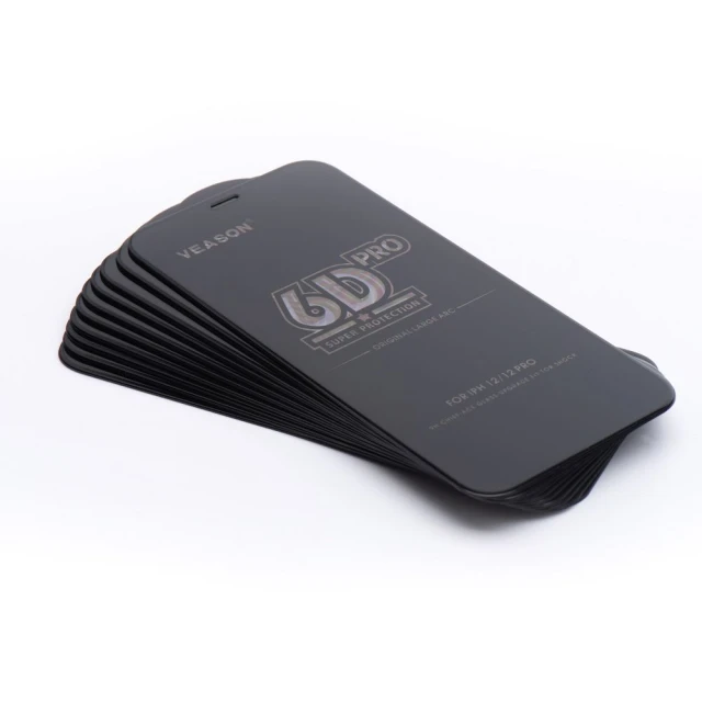 Захисне скло Veason Pro Glass 6D для iPhone Air Black (10 pack) (5903396411236)