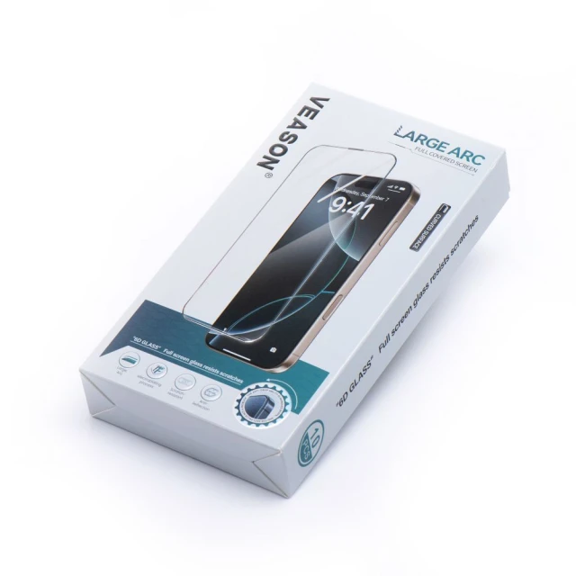Захисне скло Veason Pro Glass для iPhone 17 Black (10 pack) (5903396411267)