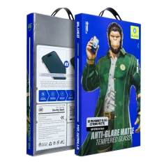 Захисне скло Blueo Mr. Monkey Glass 5D для iPhone Air Black (5903396411816)