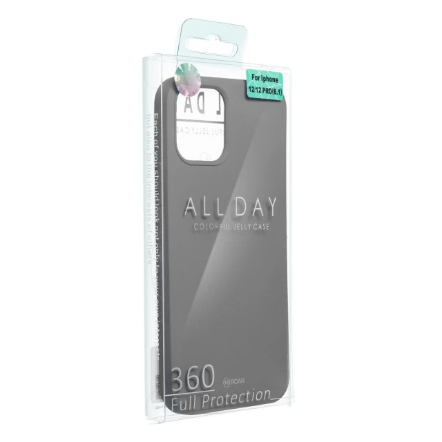 Чехол Roar All Day Colorful Jelly для iPhone 17 Grey (5903396414404)