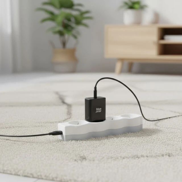 Зарядное устройство Blue Star USB C QC4.0 PD 3A 35W Black (5903396417030)