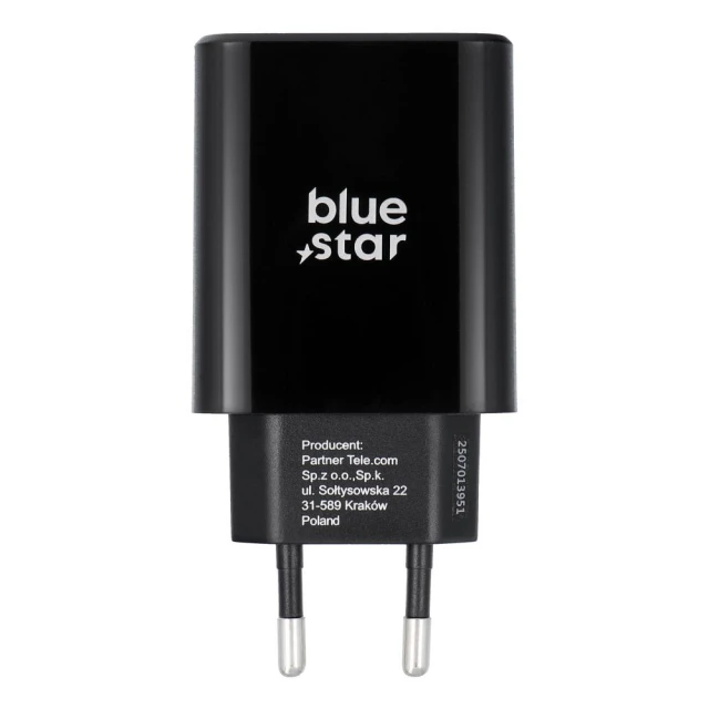Зарядное устройство Blue Star USB C QC4.0 PD 3A 35W Black (5903396417030)