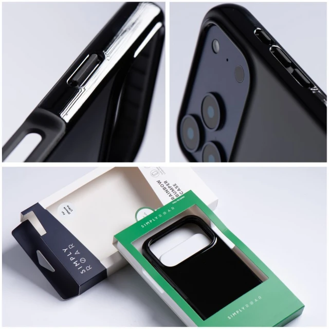 Чехол Roar Rainbow Bumper для iPhone 17 Pro Max Black (5903396419652)