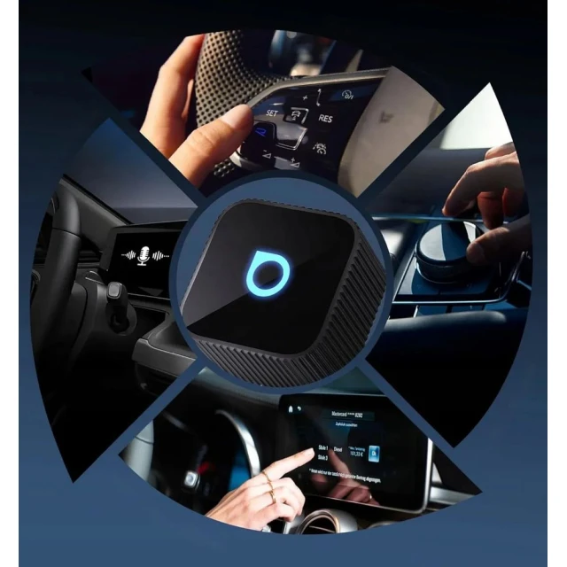 Бездротовий автомобільний адаптер Ottocast Mini Cube T2 Black (5903396421518)