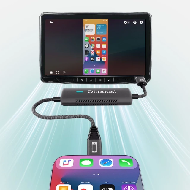 Автомобільний адаптер Ottocast Mirrortouch CA450-T Black (5903396421938)